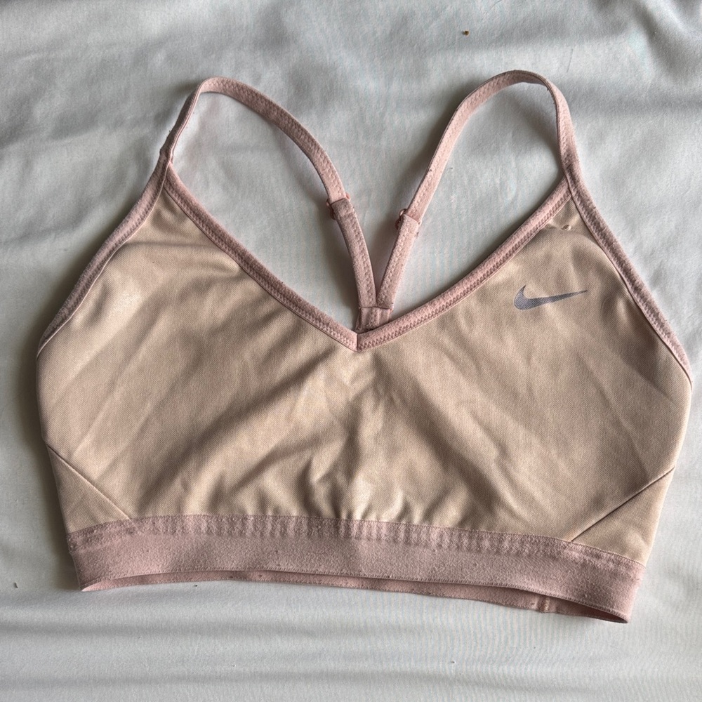 Nike Women's Beige Sports Bra